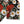 Chrisraw Women's Japanese Crimson Daisy Ukiyo-e Short Sleeves Shirt