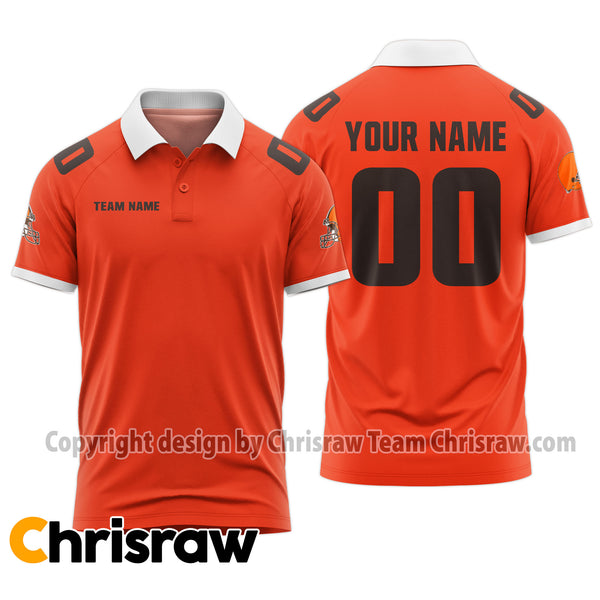 Browns Polo Custom Name & Number