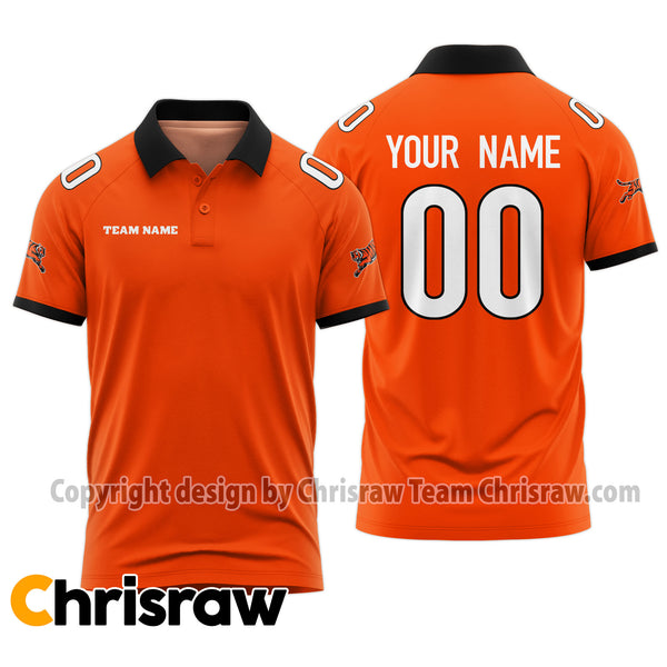 Bengals Polo Custom Name & Number