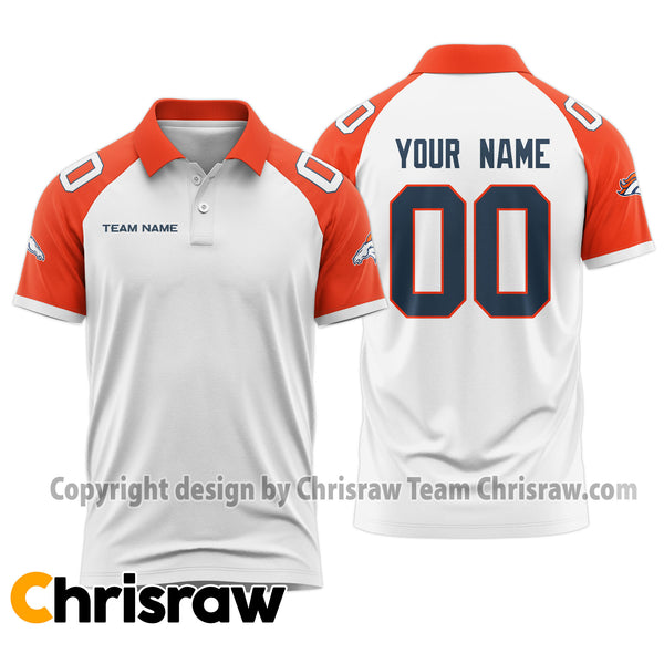 Broncos Polo Custom Name & Number