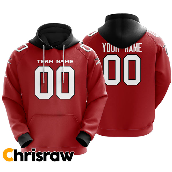 Pullover Sweatshirt Hoodie Custom Atlanta - V1