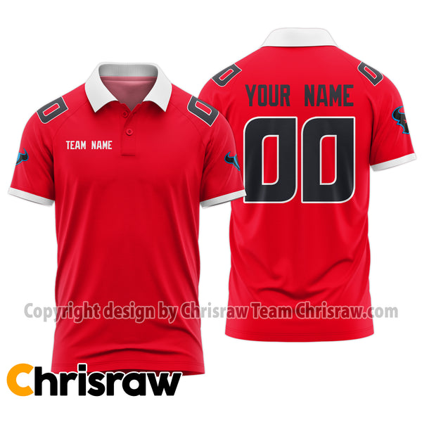 Texans Polo Custom Name & Number