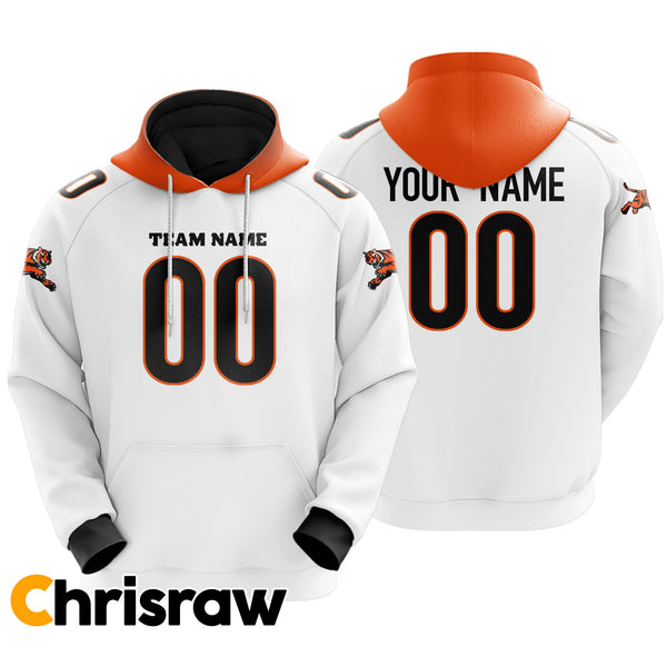 Pullover Sweatshirt Hoodie Custom Cincinnati - V1