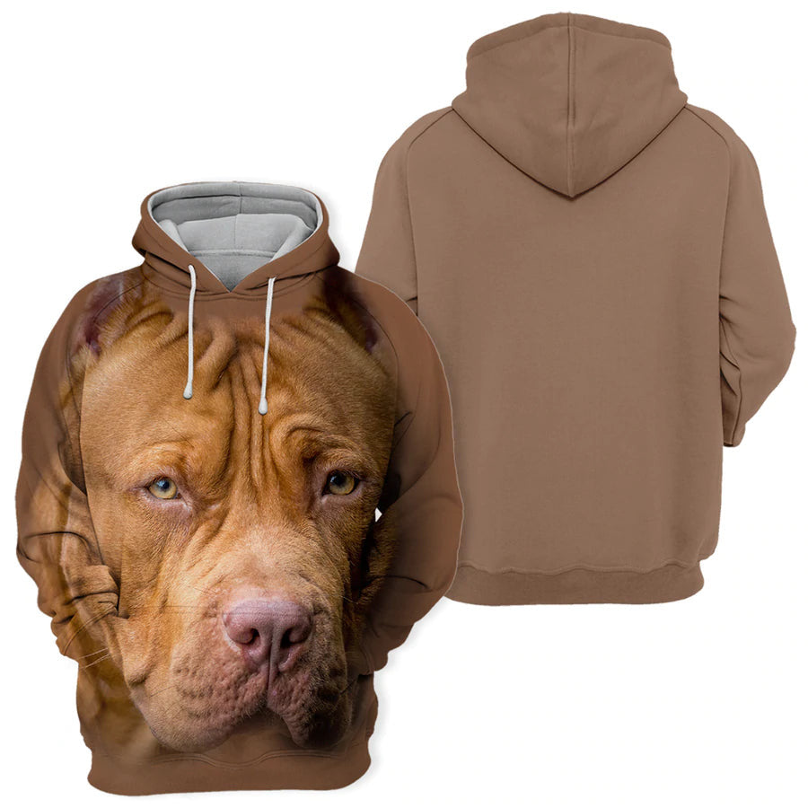 American Pit Bull Terrier - Unisex 3D Graphic Hoodie