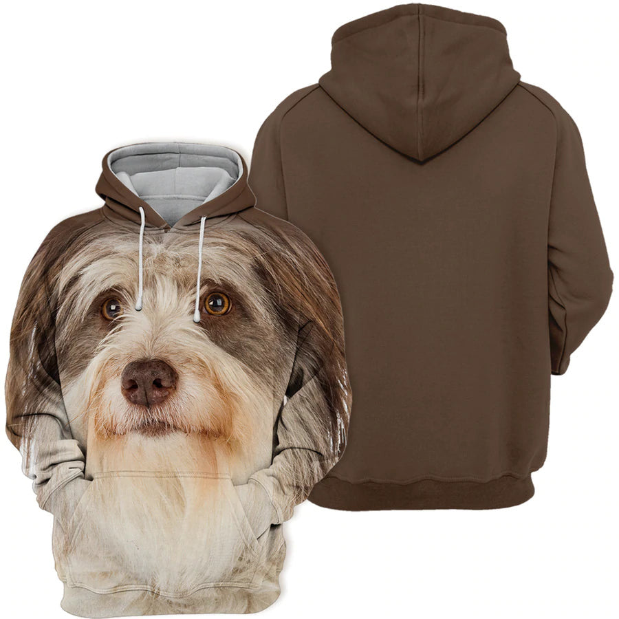 Bearded Collie 3 - Unisex 3D Graphic Hoodie