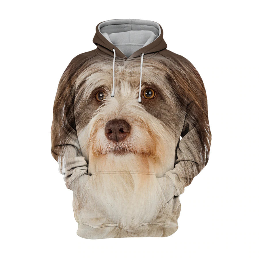 Bearded Collie 3 - Unisex 3D Graphic Hoodie
