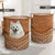 American Eskimo Rattan Texture Laundry Basket
